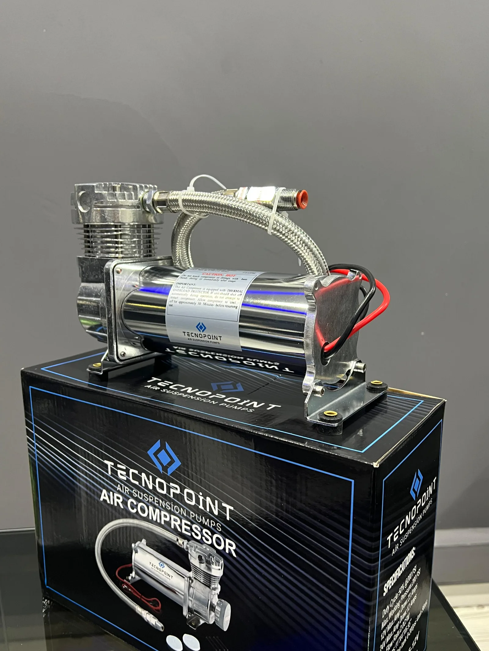 TECNOPOİNT HAVALI AİR KOMPRESÖR 12V    23A 200PS TC25-25