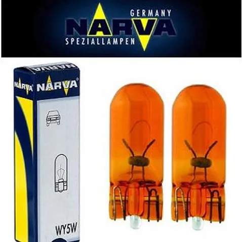 12V 5W DİPSİZ AMPUL AMBER (SARI) NARVA  17169