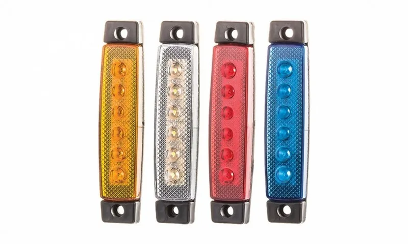 12V/24  PARMAK LAMBA 6 LEDLİ B.S.K