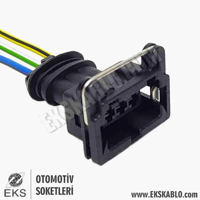 FIAT/PEUGEOT/RENAULT/VW 3 LÜ ÜNİVERSAL ENJ. SOKETİ (FIAT) BOBİN SOKETİ EM  CLİO EKS 3C006