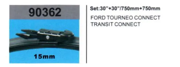 RBW 90362 FORD TURNEO MUZ TİP SİLGİ SÜPÜRGESİ