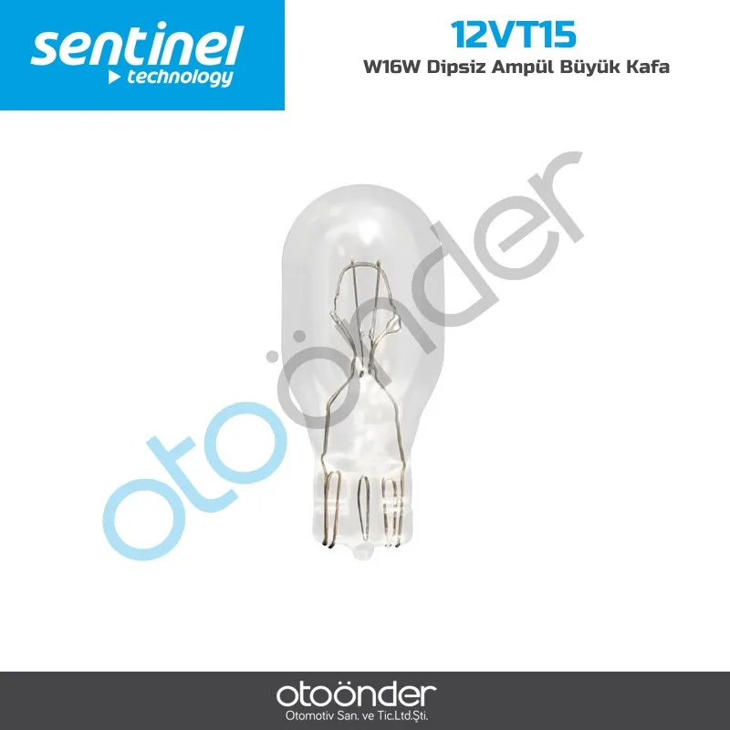 12 V 16W  DİPSİZ AMPUL   T15 17631 UCUZ