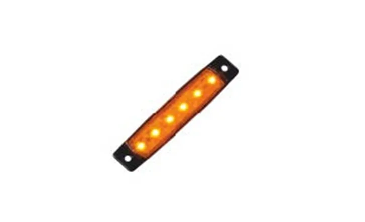ÖP PARMAK LAMBA 6 LED 24V SARI   E   BELGELİ