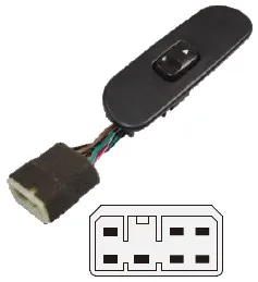 H-100 CAM KALDIRMA ANAHTARI  TEKLİ  SAĞ  33409