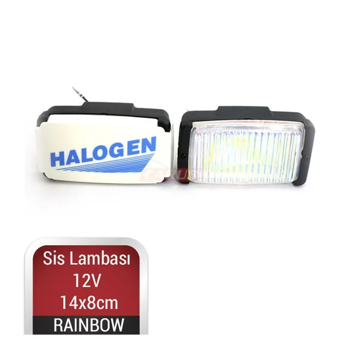 CARUB SİS LAMBASI14X8 DİKDÖRTKEN RAİNBOW KAPAKLI  300 95 26