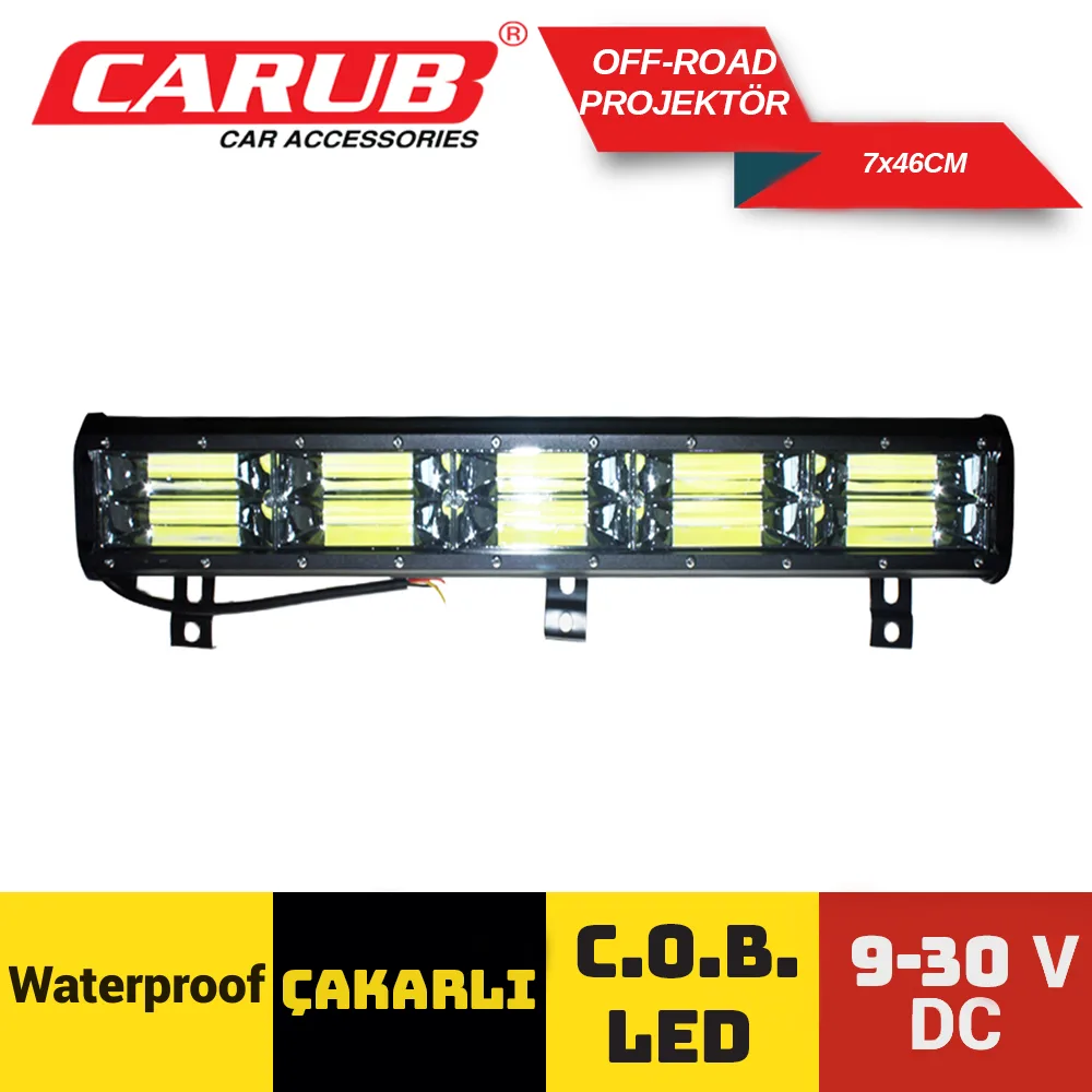 CARUB 420 31 53  OFF-ROAD PROJEKTÖR 9-30V COB ÇAKARLI 7*46
