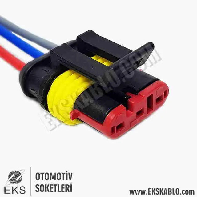 EKS ÜNİVERSAL SÜPER SEAL 3 PİN ERKEK      3C001