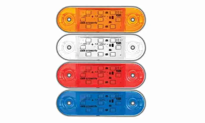 MARKER LAMBA SUGEÇİRMEZ -12-24V 9 LED   EMR53B