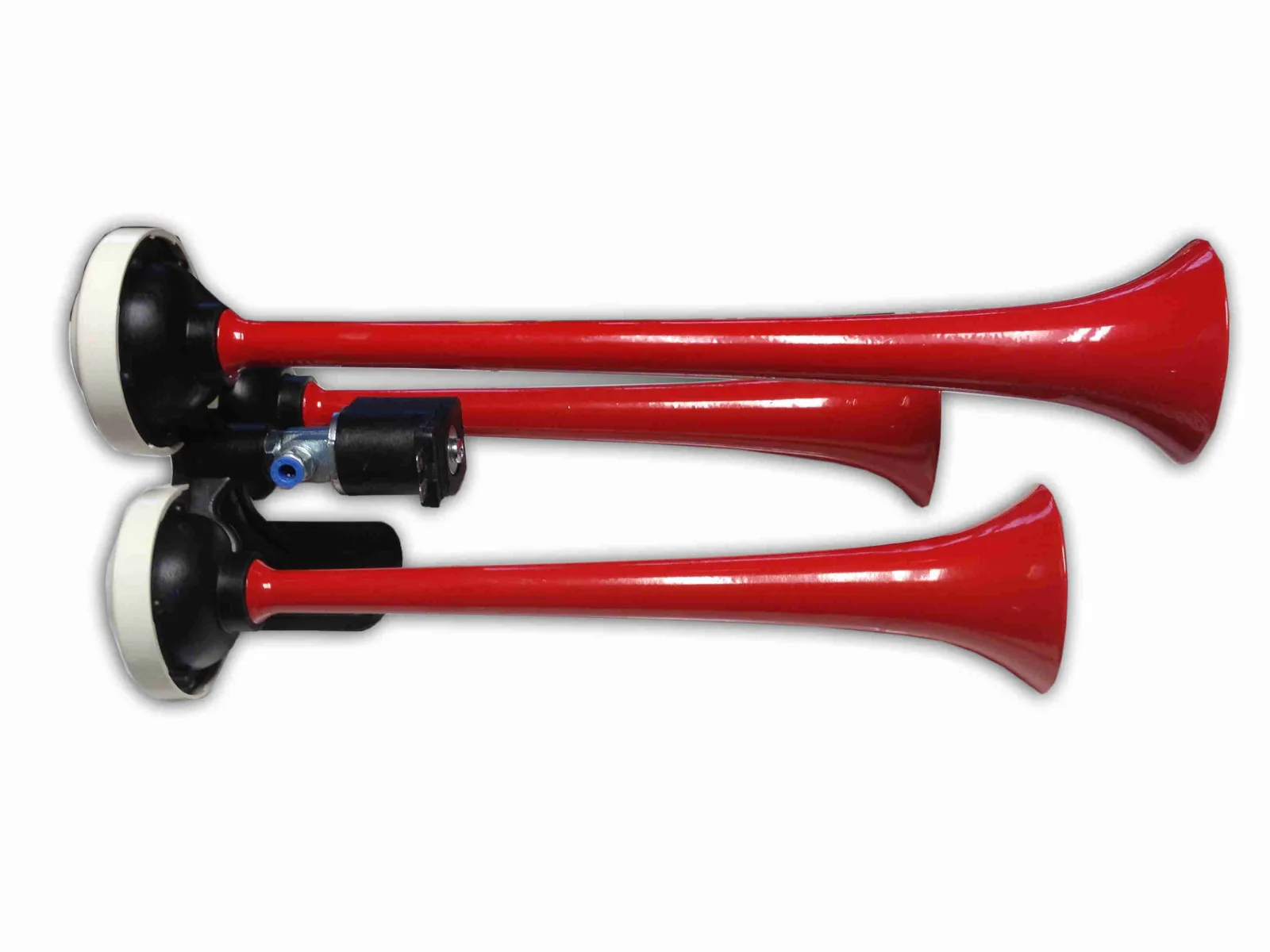 HİDO 570B-12 HAVALI KORNA KIRMIZI 3 BORULU DÜZ