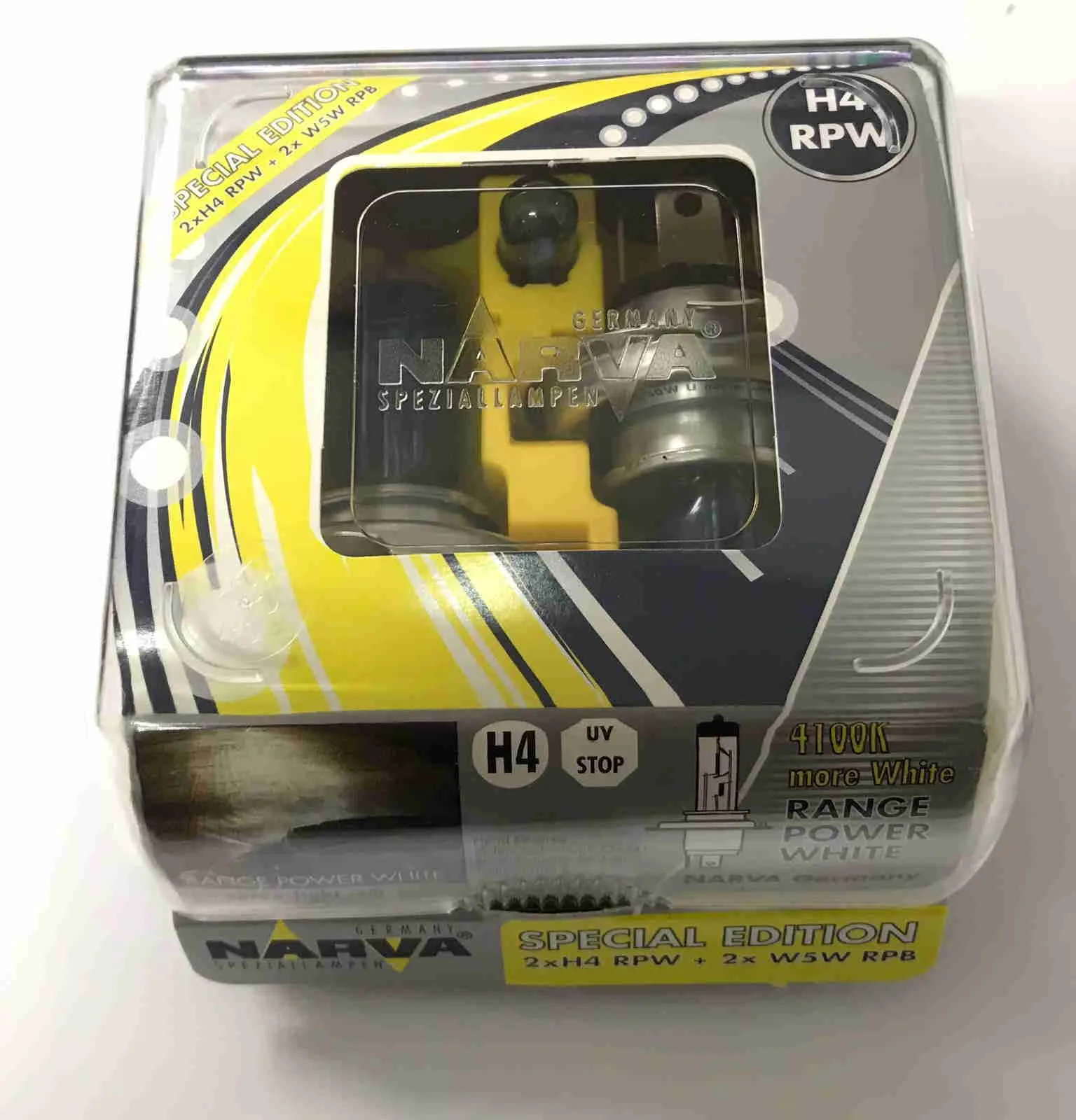12 V H4 100/90 RANGE POWER WHIT AMPUL NARVA  98015 48688