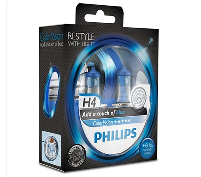 AMPÜL H4 12V MAVİ COLOR VISION  12342CVPBS2