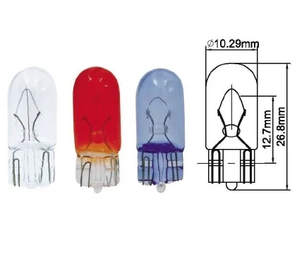 12 V 5W DİPSİZ AMPULÜ      AMBER/SARI