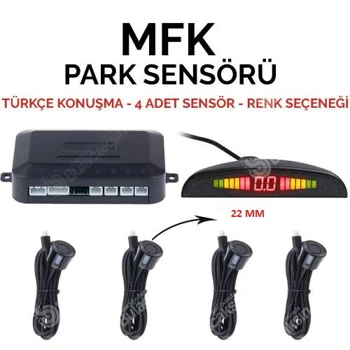 EMA SESLİ PARK SENSÖRÜ SİYAH  22 MM