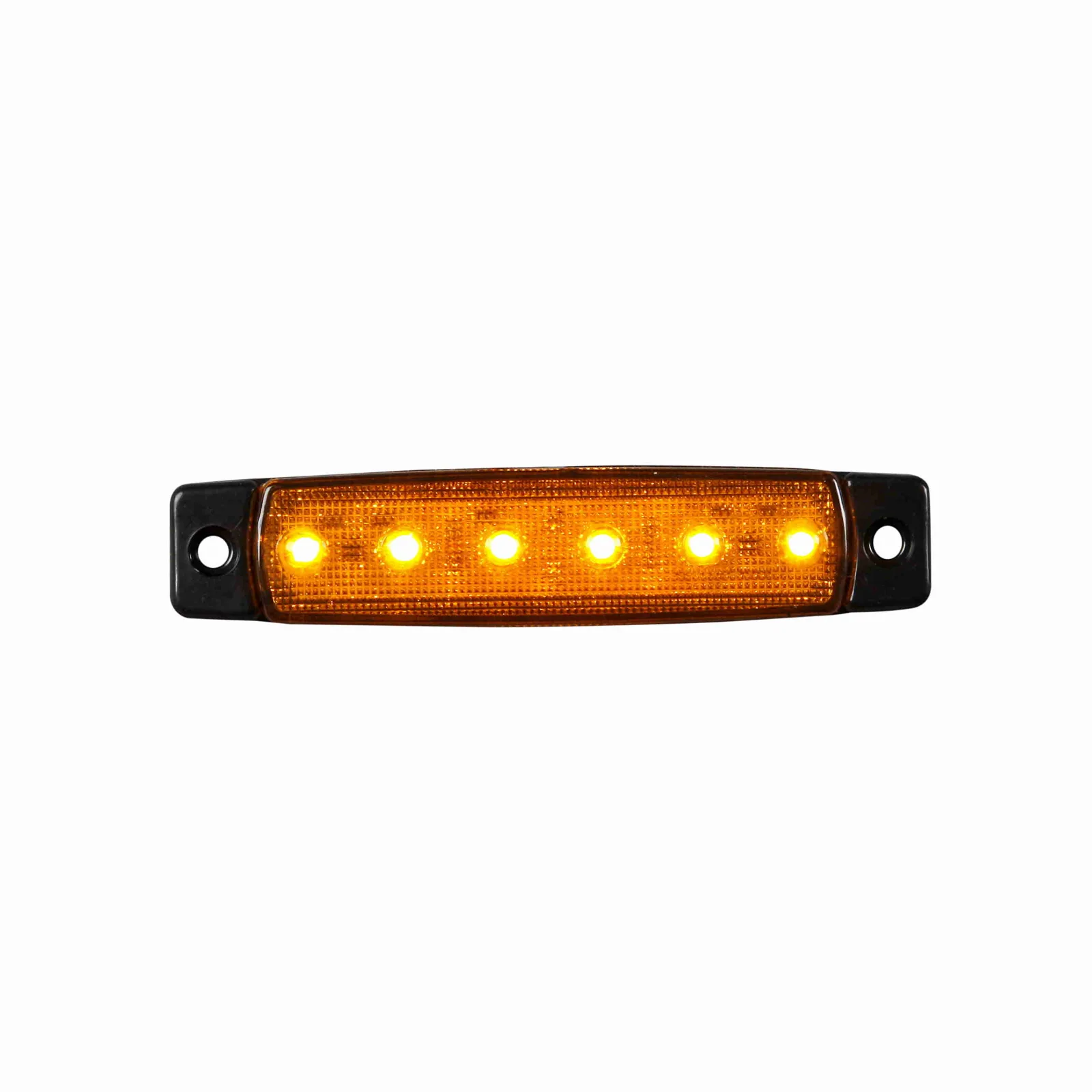 ÖP PARMAK LAMBA 6 LED 12V SARI E   BELGELİ