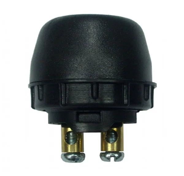 07-001 SİYAH  PLASTİK ŞAPKALI BUTON 25 MM