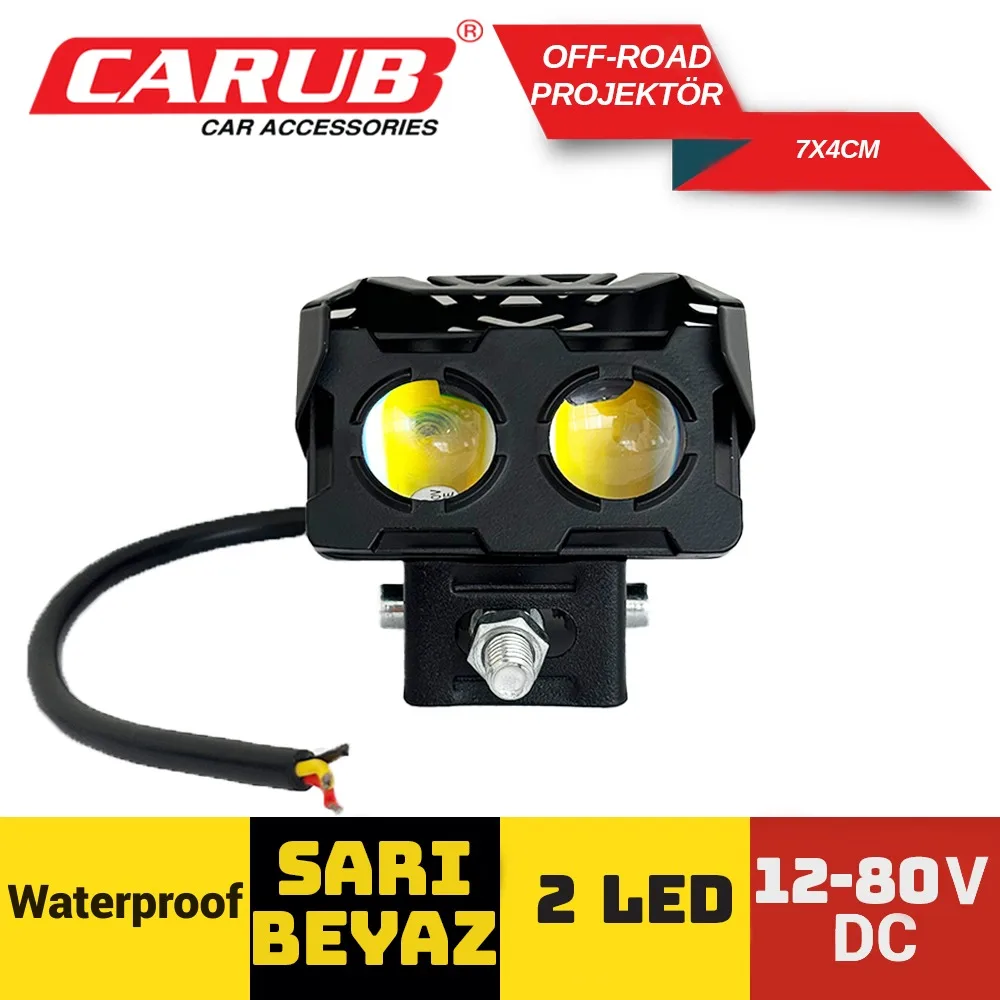 CARUB OFROAD 2 LE SARI BEYAZ 7X4   CM     301 06 11