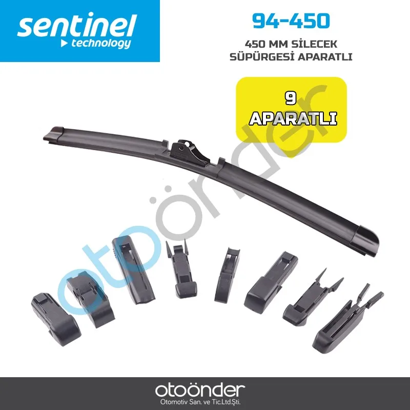 450 MM 9 APARAT BANANA SENTİNEL SİLGİ SÜPÜRGESİ