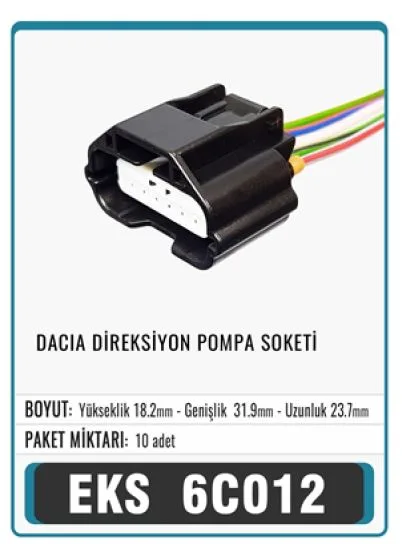 EKS DACIA DİREKSİYON POMPA SOKETİ     6C012
